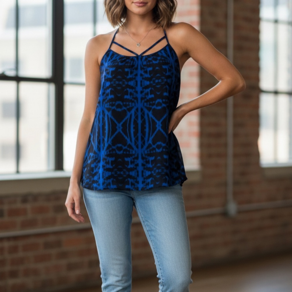 Express Festival Tank Top Size Medium